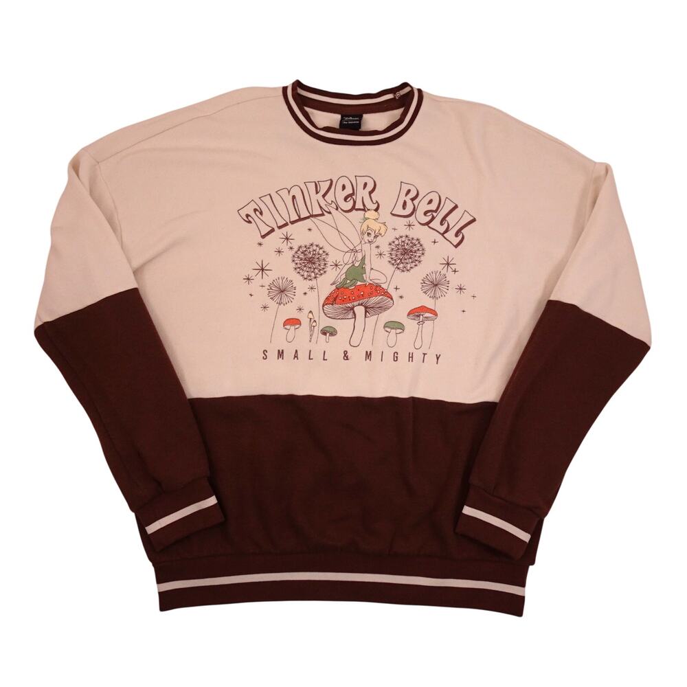 Disney Tinkerbell Sweatshirt *SEE DESCRIPTION* 49" Chest Embroidered Mushroom M